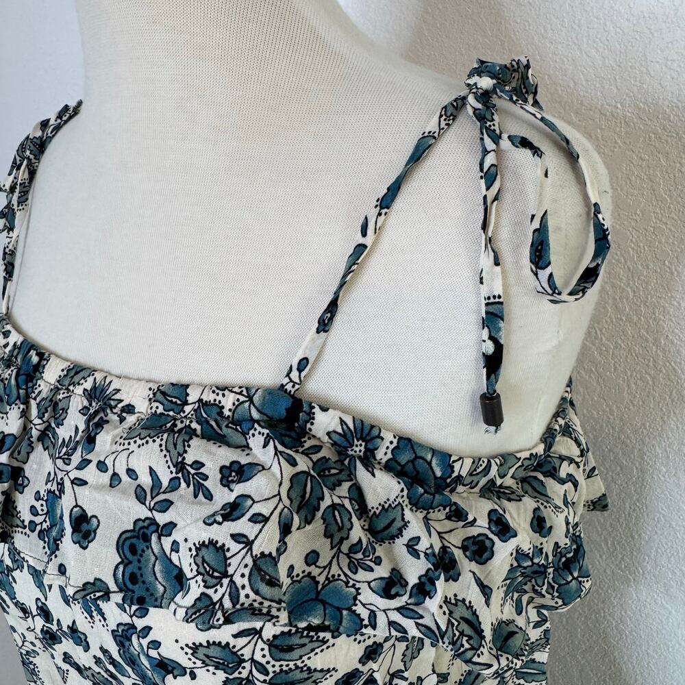 Good Hart Womens Maisie Midi Dress Size Small Blue Cottagecore Summer Beach Boho - Picture 7 of 11